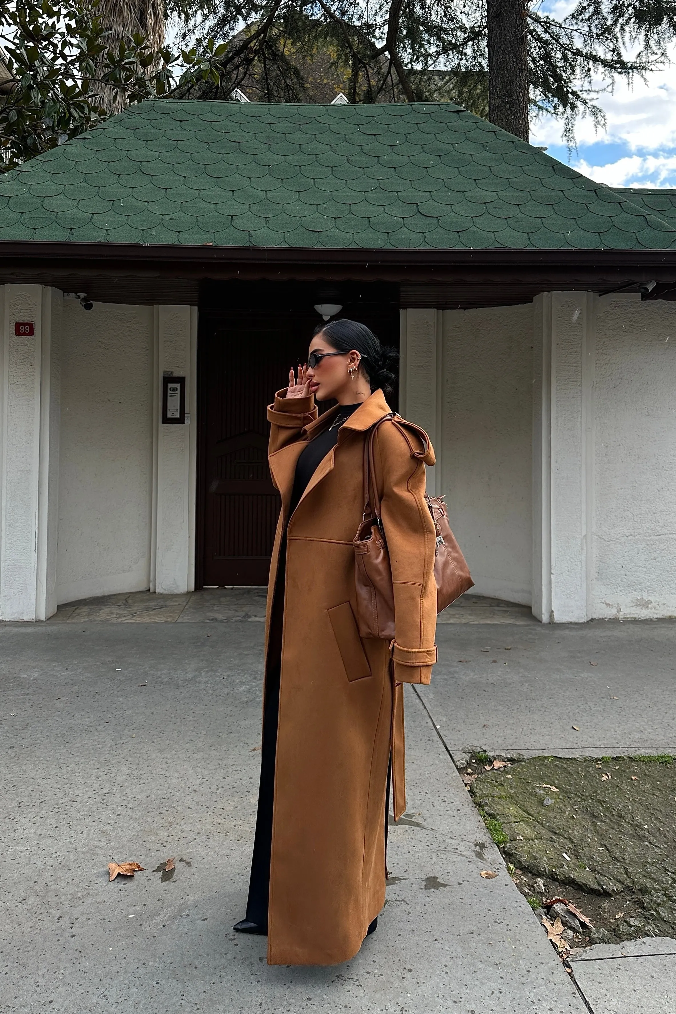 Premium Longline Belted Coat