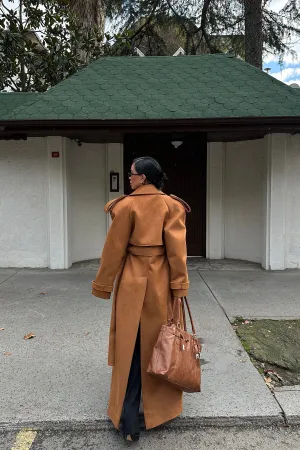 Premium Longline Belted Coat