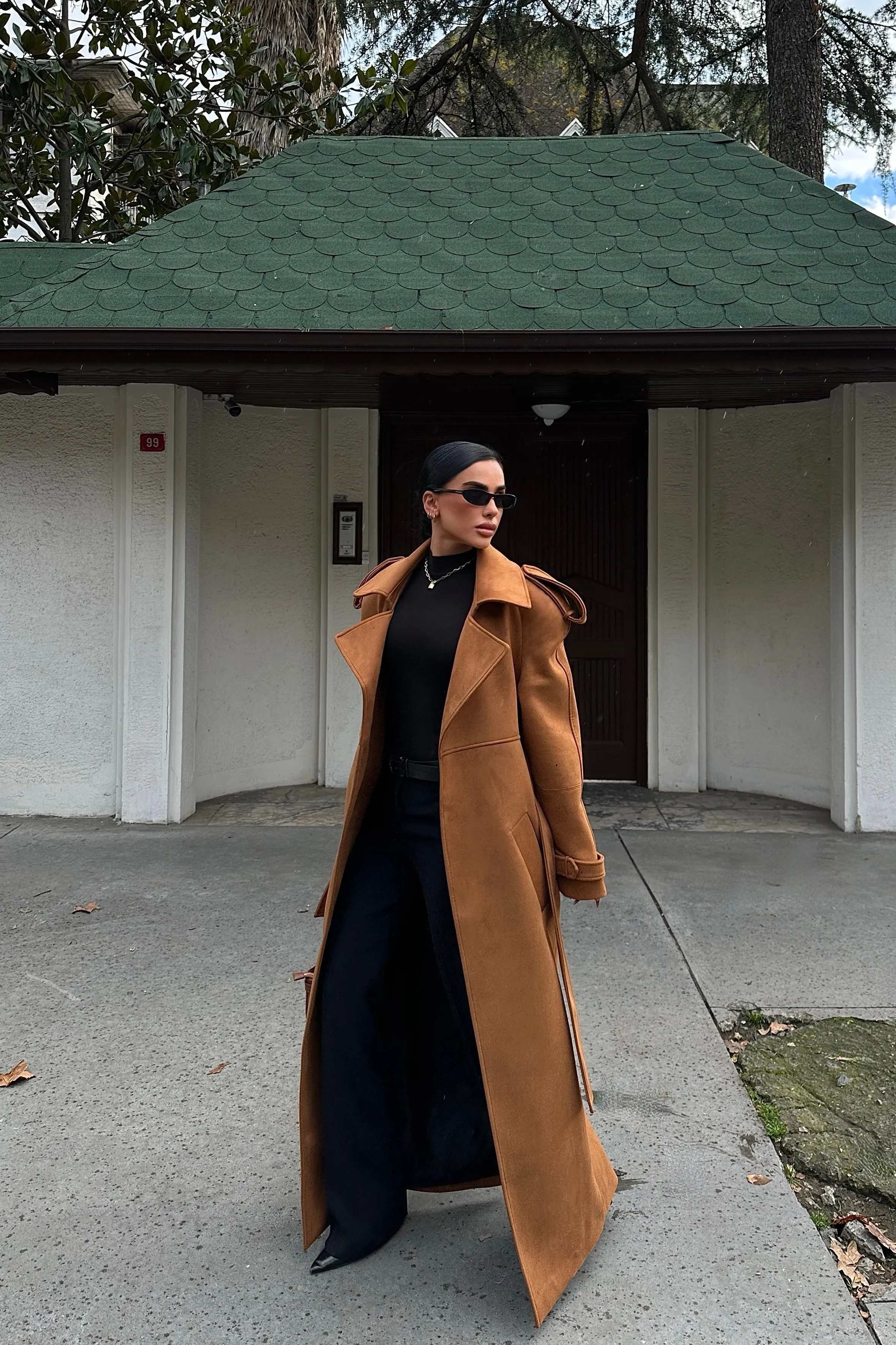 Premium Longline Belted Coat