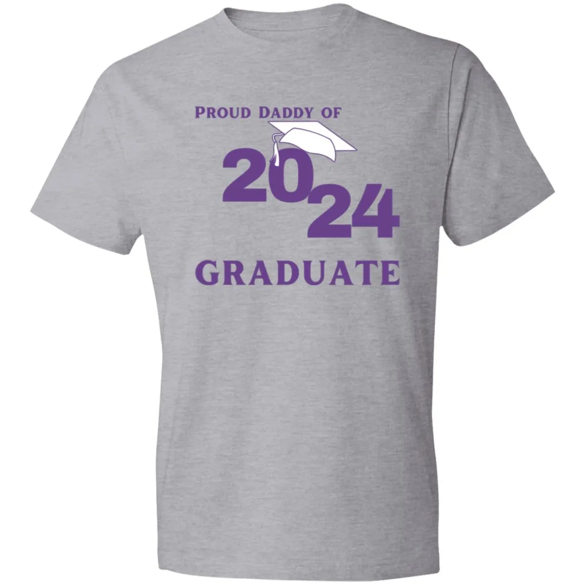 Proud Daddy -- 2024 Graduate - Lightweight T-Shirt