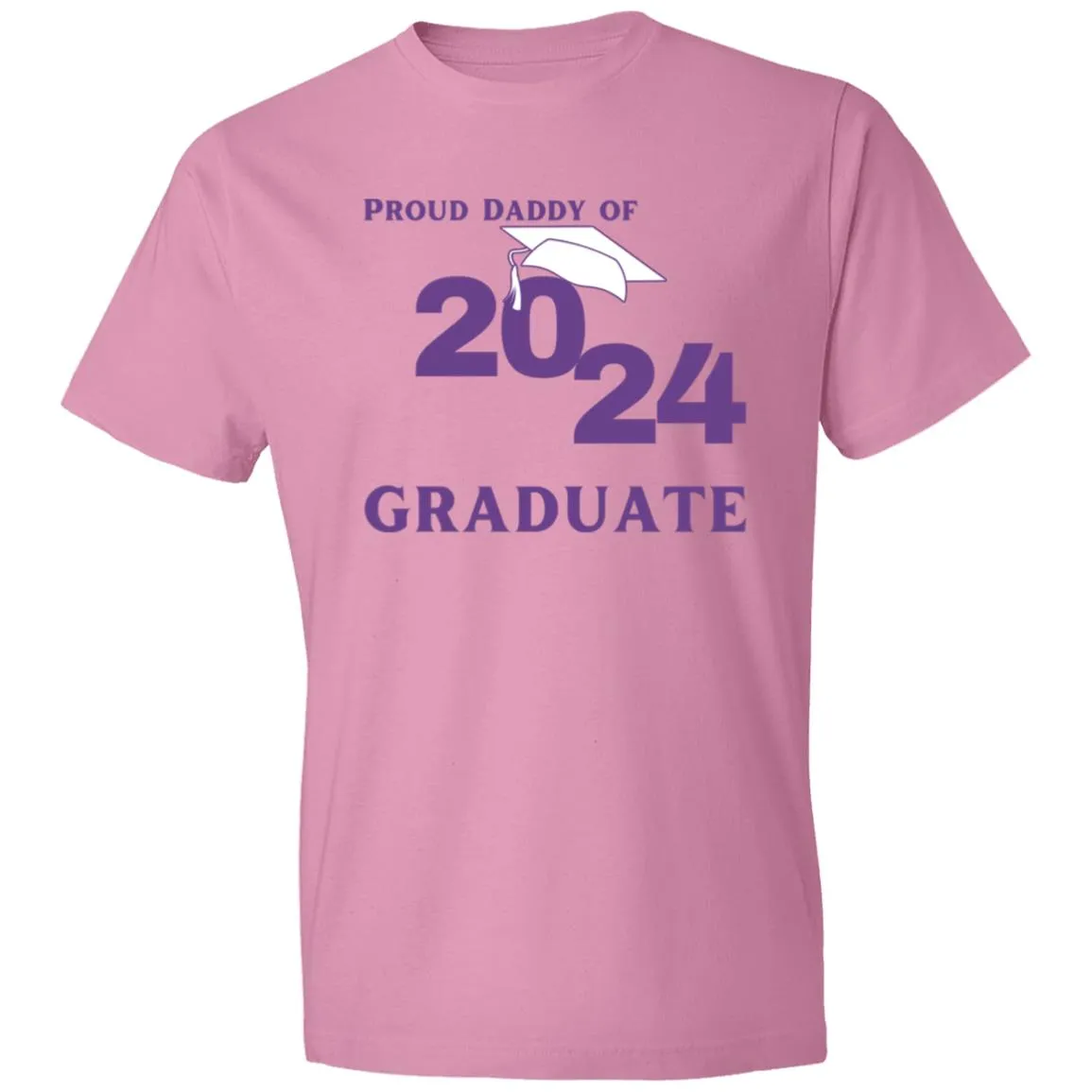 Proud Daddy -- 2024 Graduate - Lightweight T-Shirt