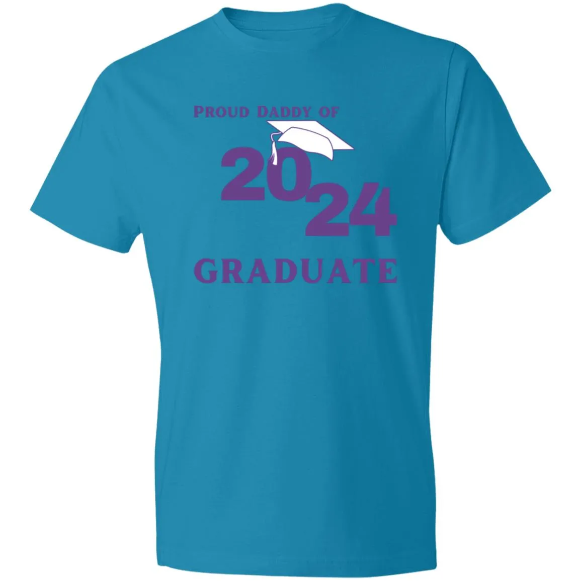 Proud Daddy -- 2024 Graduate - Lightweight T-Shirt