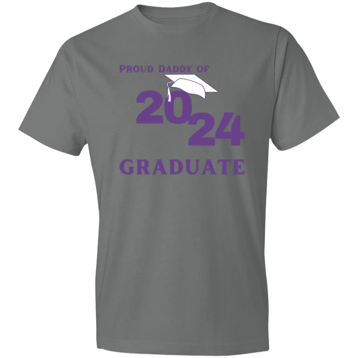 Proud Daddy -- 2024 Graduate - Lightweight T-Shirt
