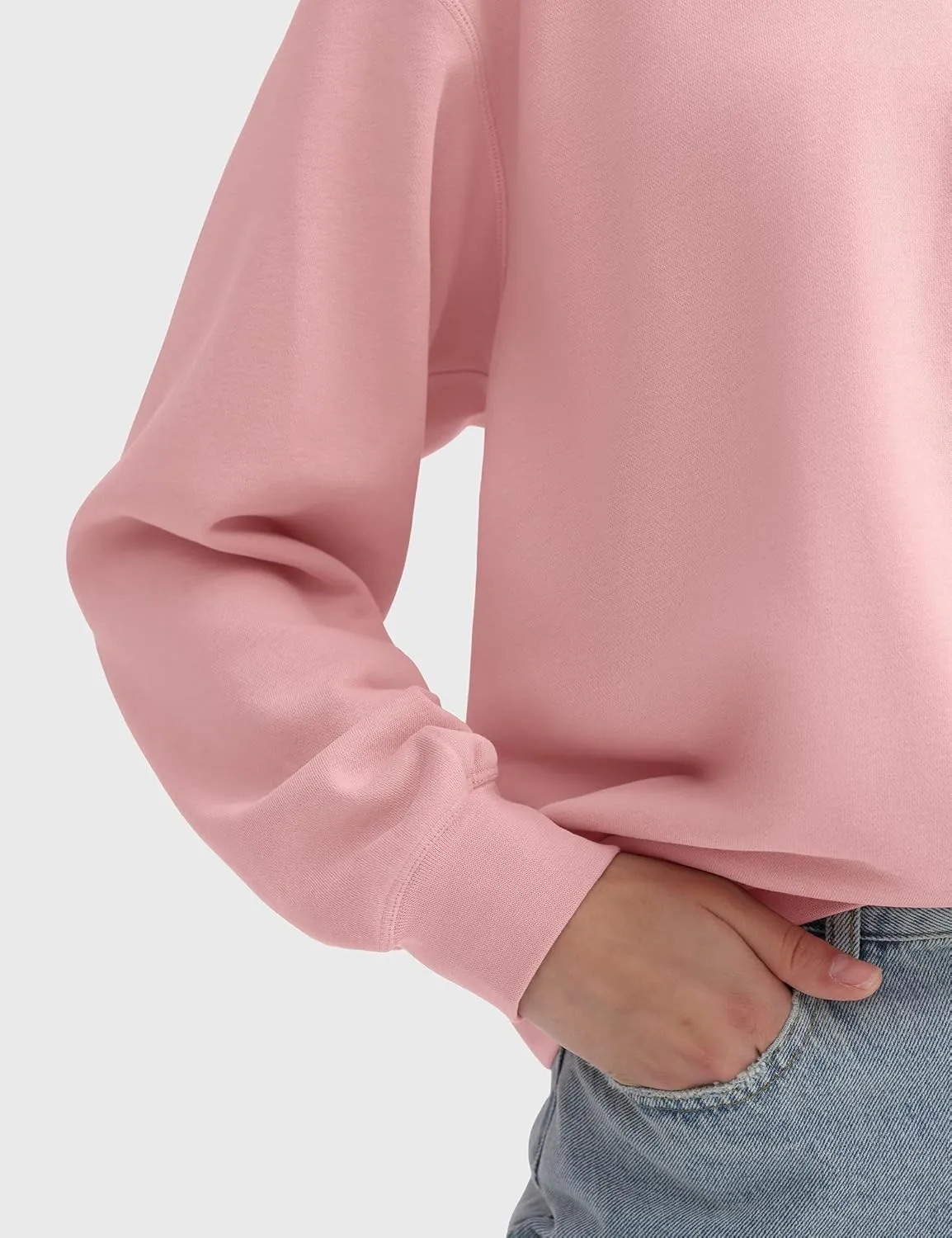 PUMIEY Women's Oversized Sweatshirt Crewneck Long Sleeve Loose Pullover Tops Fall Fashion Airy Collection