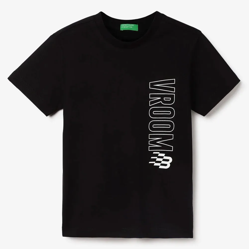 Red & Black Regular Fit T-Shirt- Pack Of 2