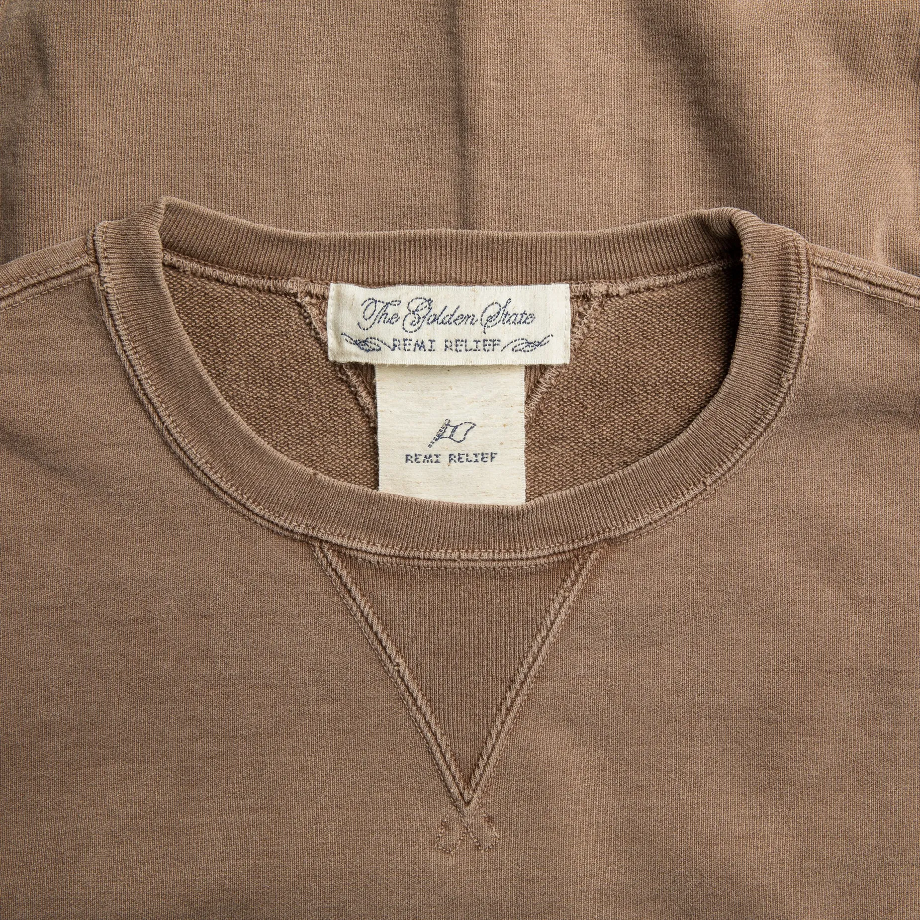 Remi Relief Special Finish Fleece Sweater Brown