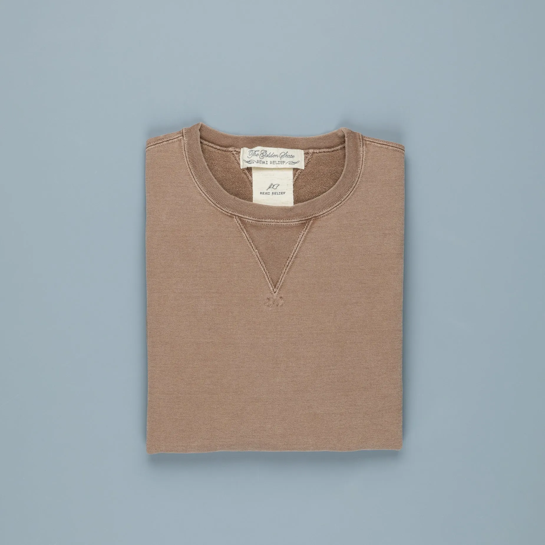 Remi Relief Special Finish Fleece Sweater Brown