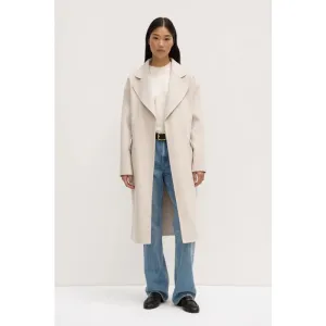 Sadie Single Breasted Wool Coat |  Oat Marle