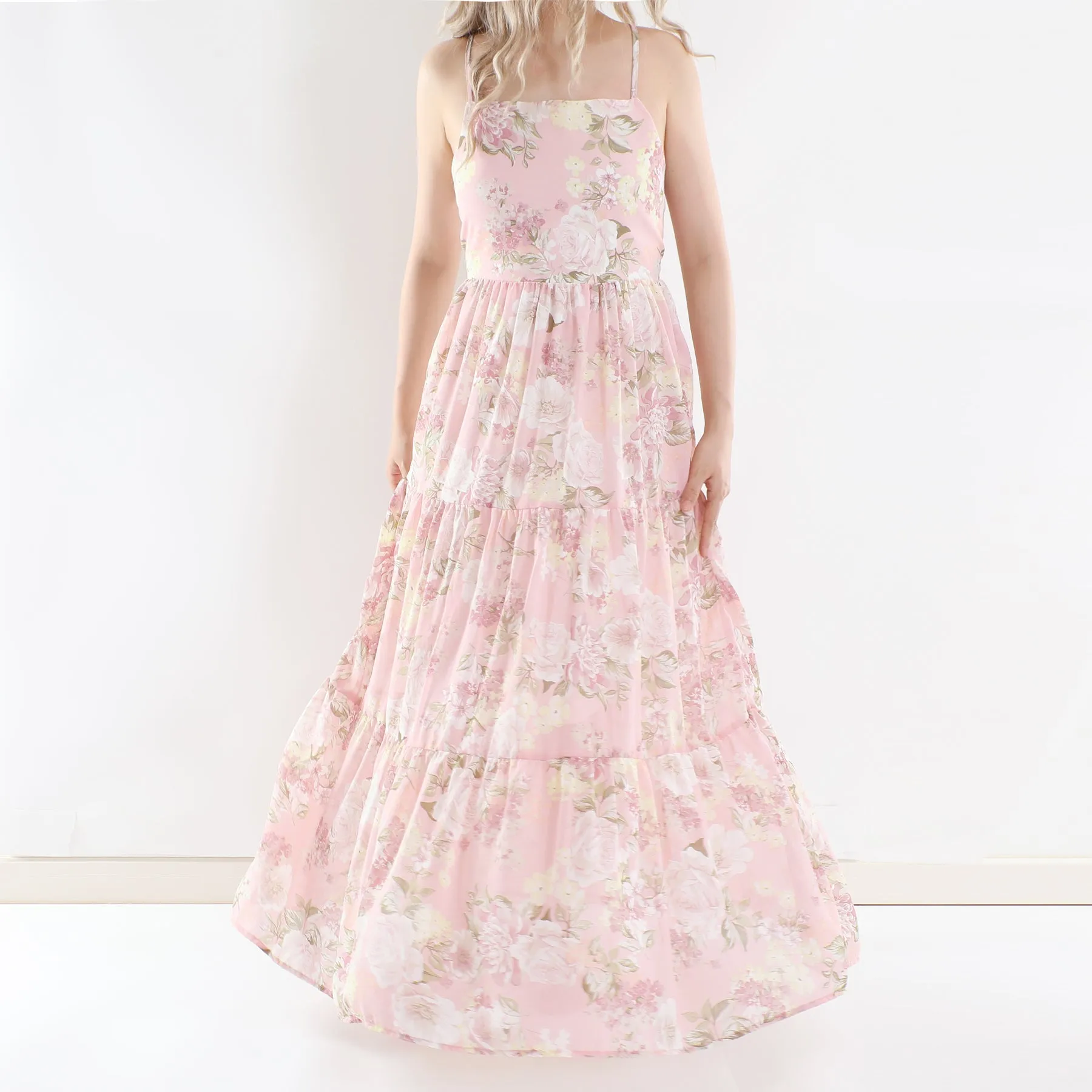 Savannah Girls Dusty Pink Maxi Dress