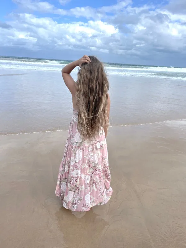 Savannah Girls Dusty Pink Maxi Dress