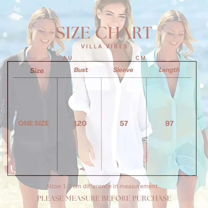Semi Sheer One Size Cover Up