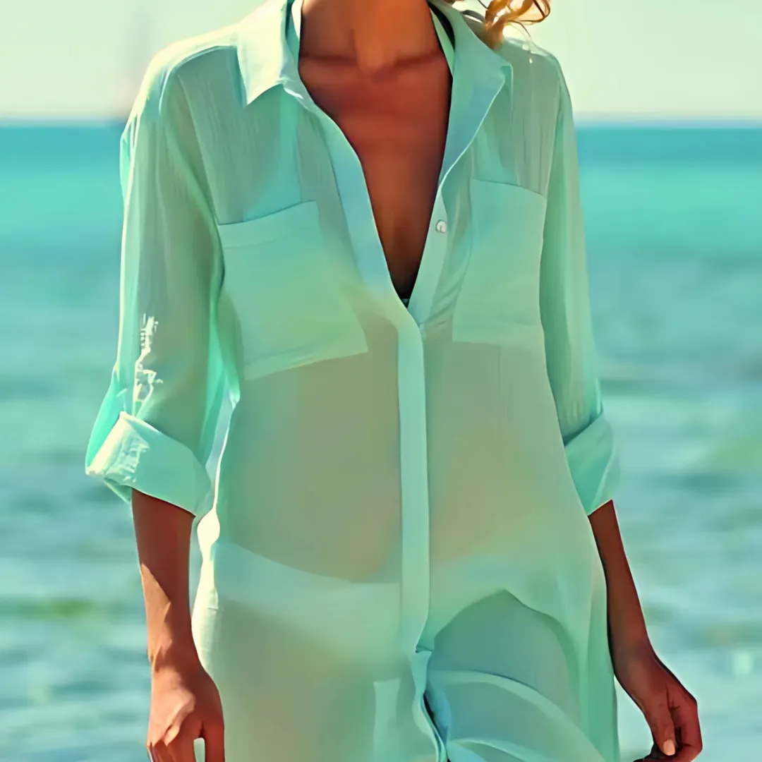 Semi Sheer One Size Cover Up