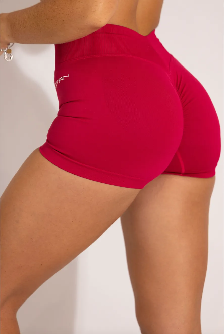 SERENITY CONTOUR SHORTS - BERRY