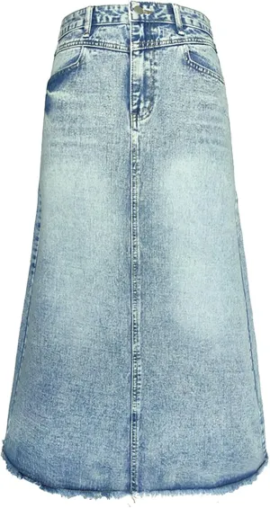 Skirts for Women Trendy Summer Women Skirt Comfortable and Soft Denim A Line Skirt High Waisted Slimming Mid