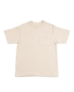 Slub Cotton Pocket Tee - Oatmeal