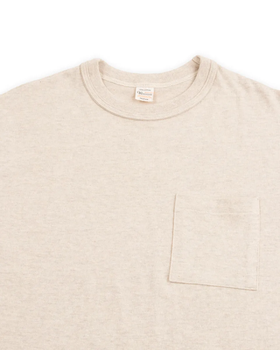 Slub Cotton Pocket Tee - Oatmeal