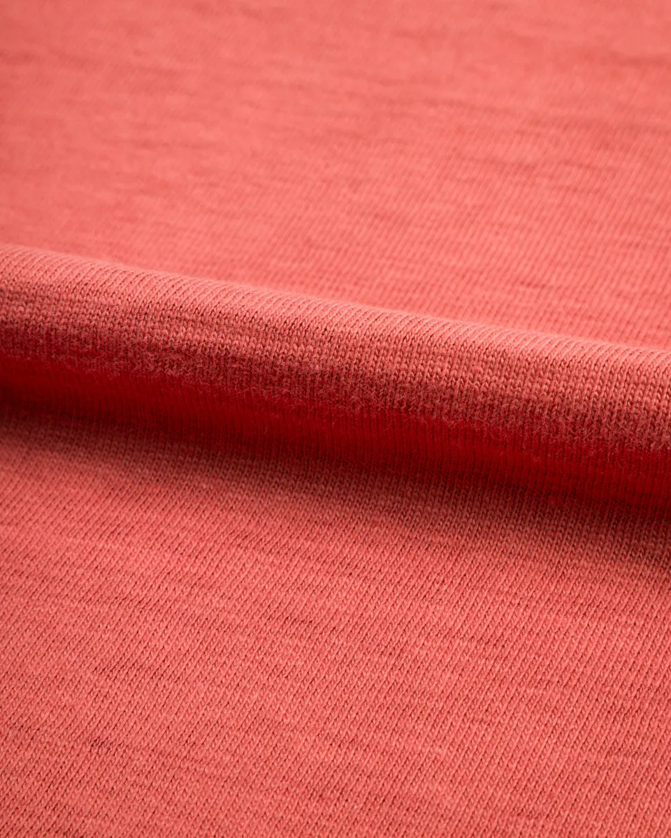 Slub Cotton Tee - Salmon