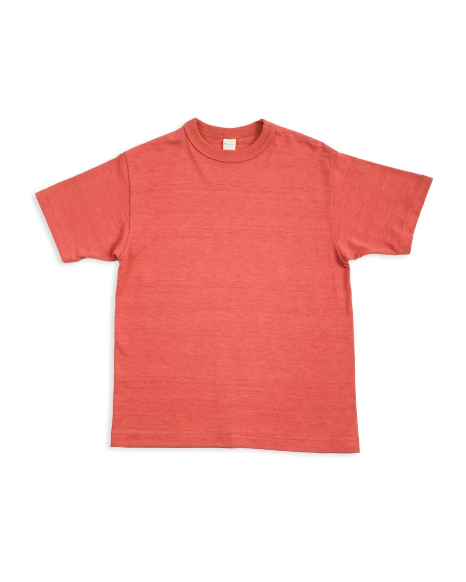 Slub Cotton Tee - Salmon