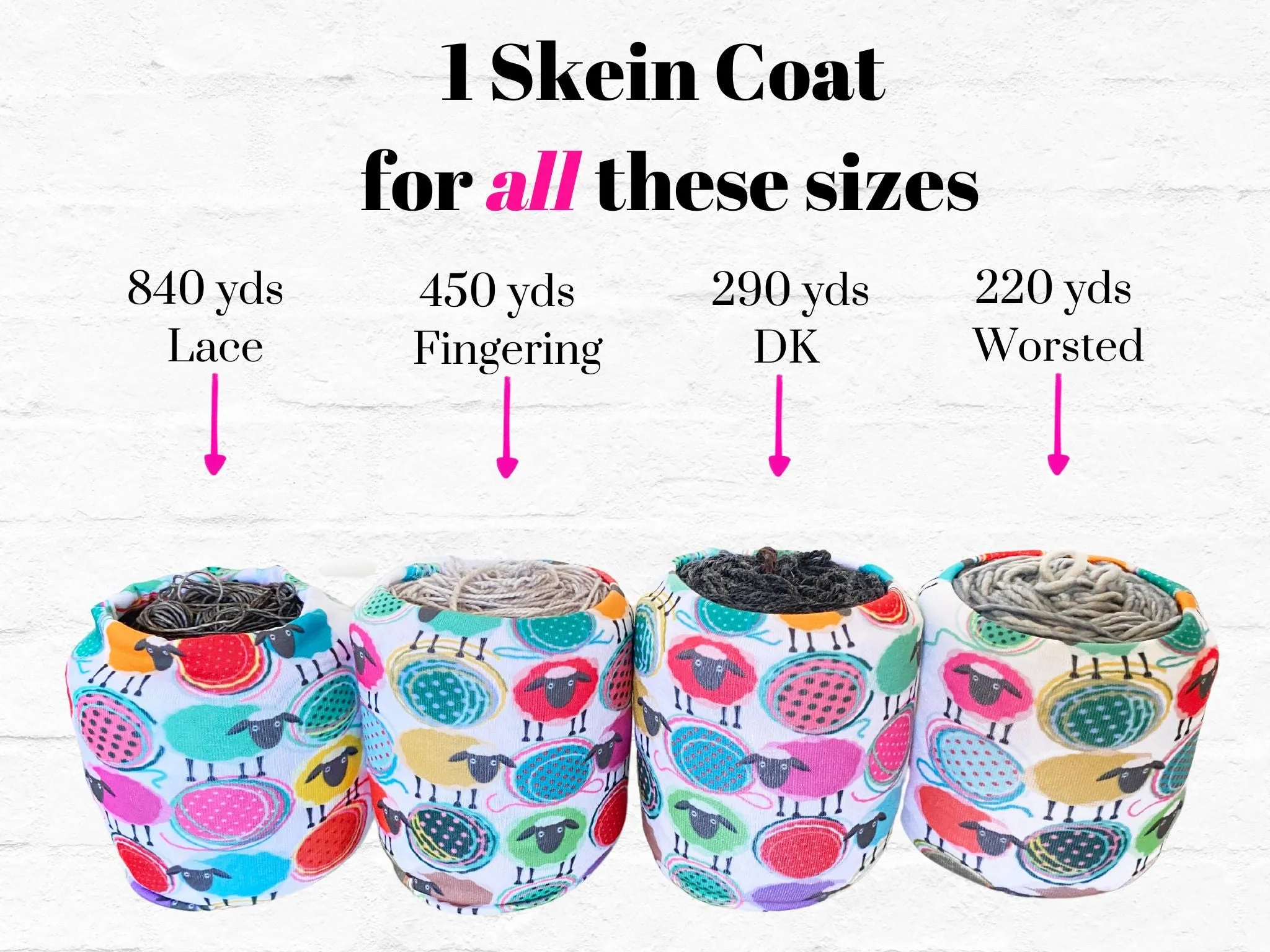 Solid Sky Blue Skein Coat