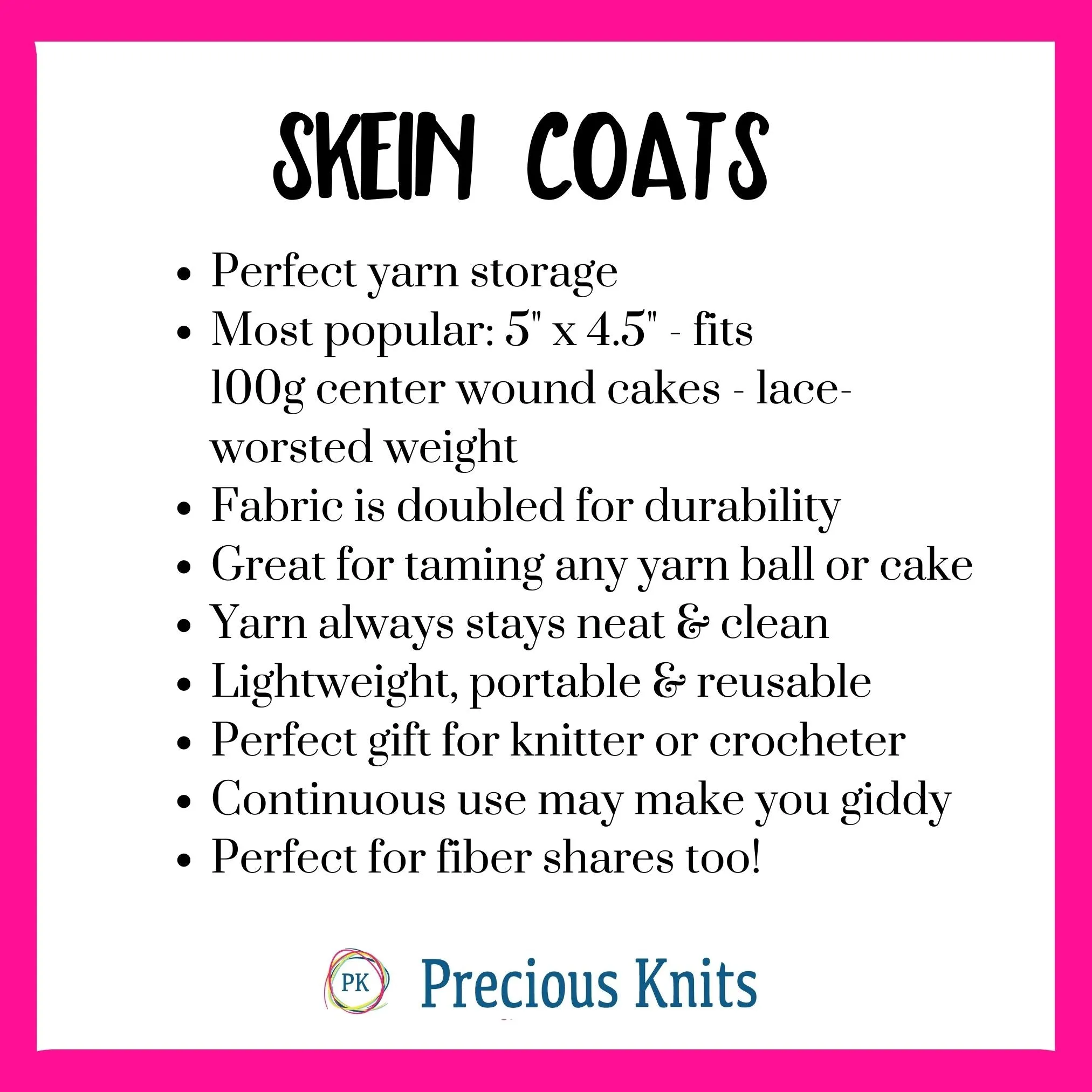 Solid Sky Blue Skein Coat