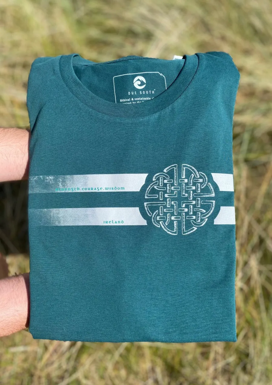 Strength, Courage & Wisdom - Celtic Dara Knot - 100% Organic cotton t-shirt