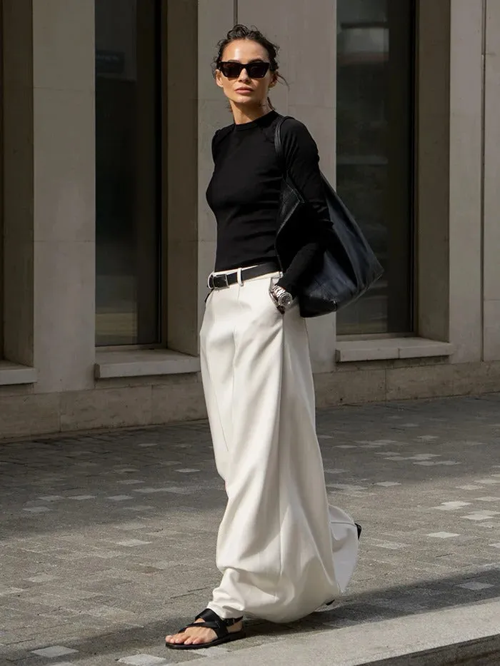 Stylish H-Line Solid Color Skirts Bottoms  113013