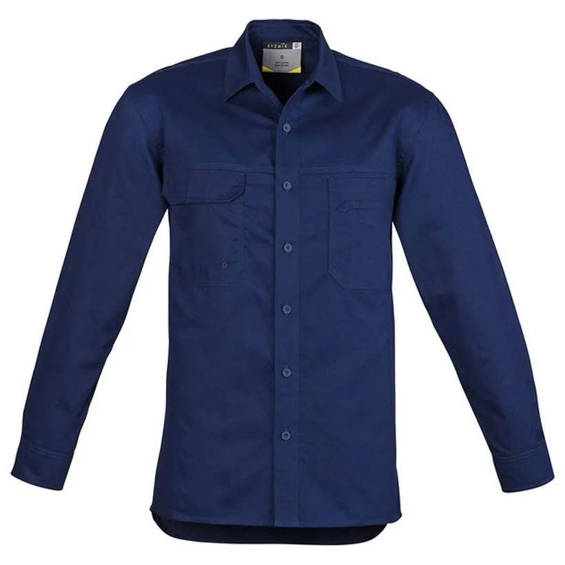 Syzmik Mens Lightweight Tradie Shirt Long Sleeve (ZW121)