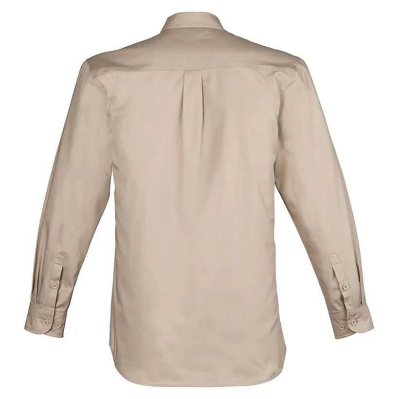 Syzmik Mens Lightweight Tradie Shirt Long Sleeve (ZW121)
