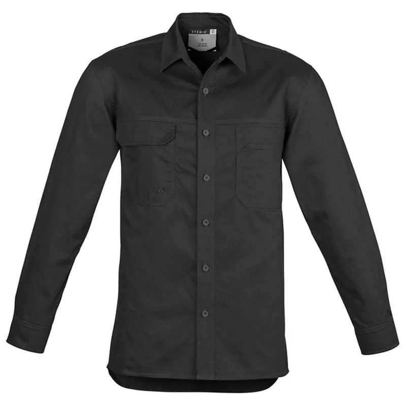 Syzmik Mens Lightweight Tradie Shirt Long Sleeve (ZW121)