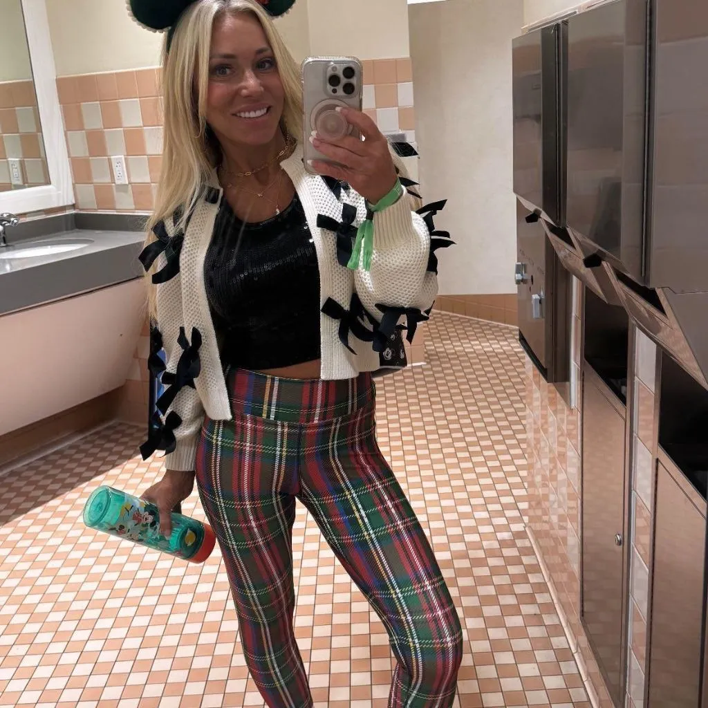 Tartan Christmas Yoga Leggings