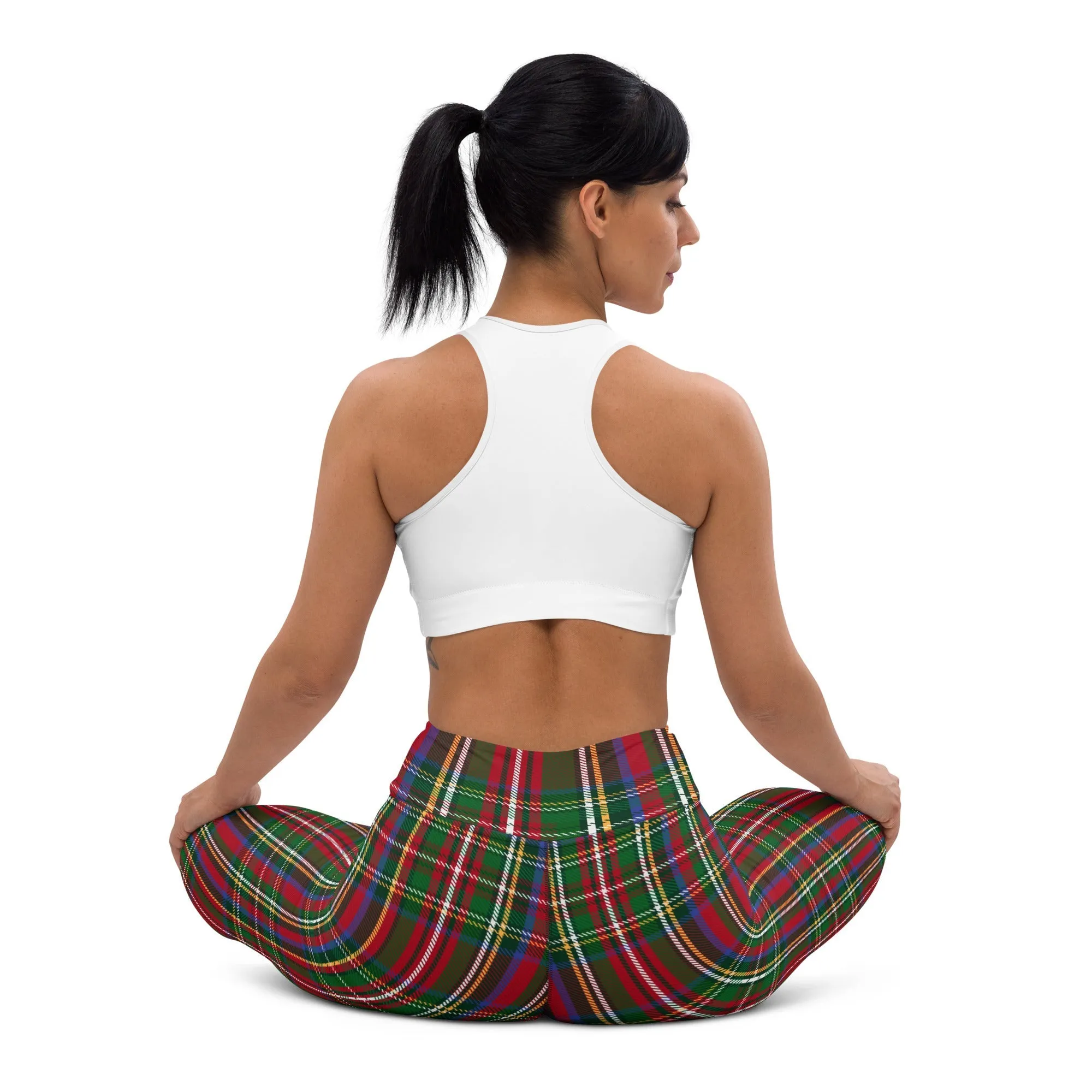 Tartan Christmas Yoga Leggings