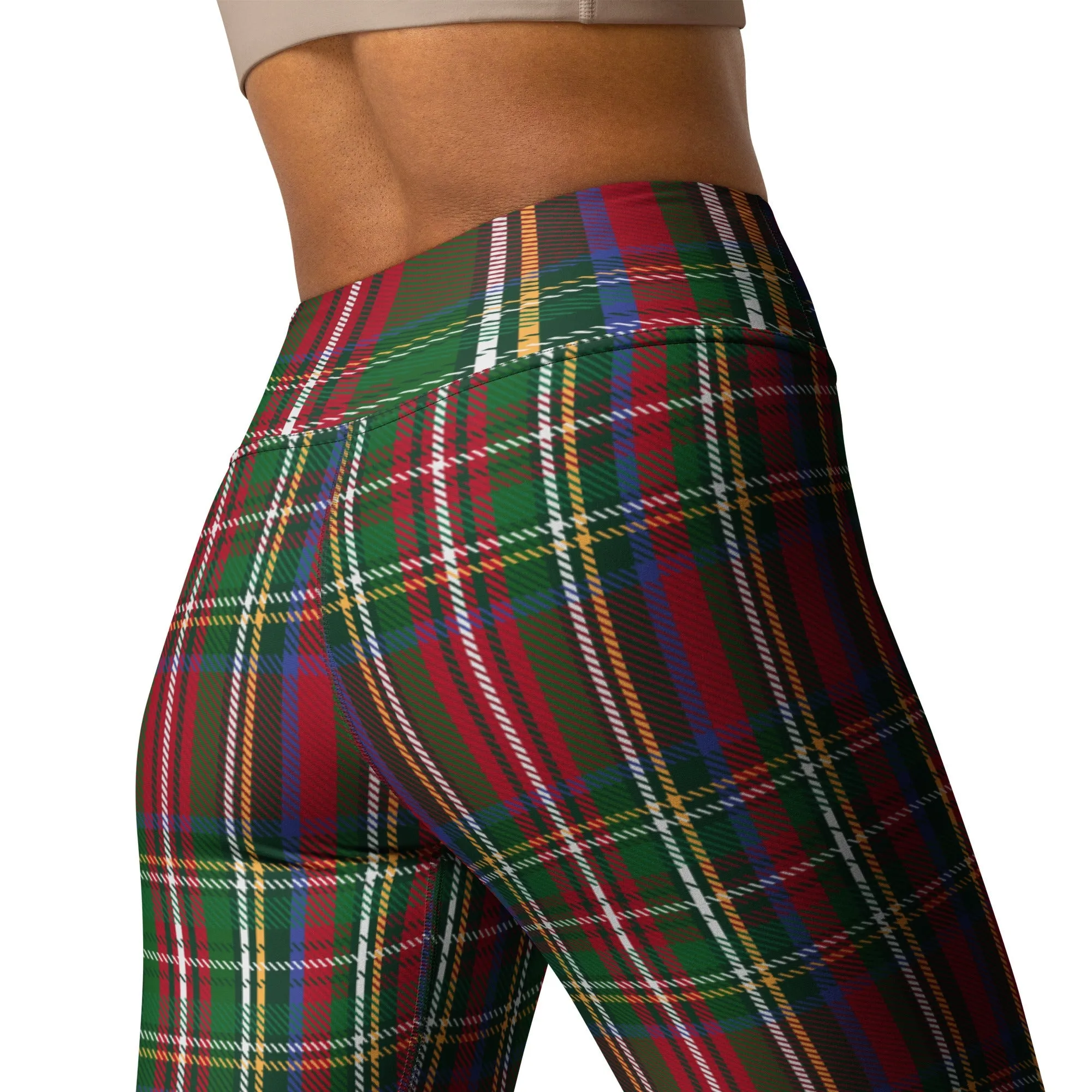 Tartan Christmas Yoga Leggings
