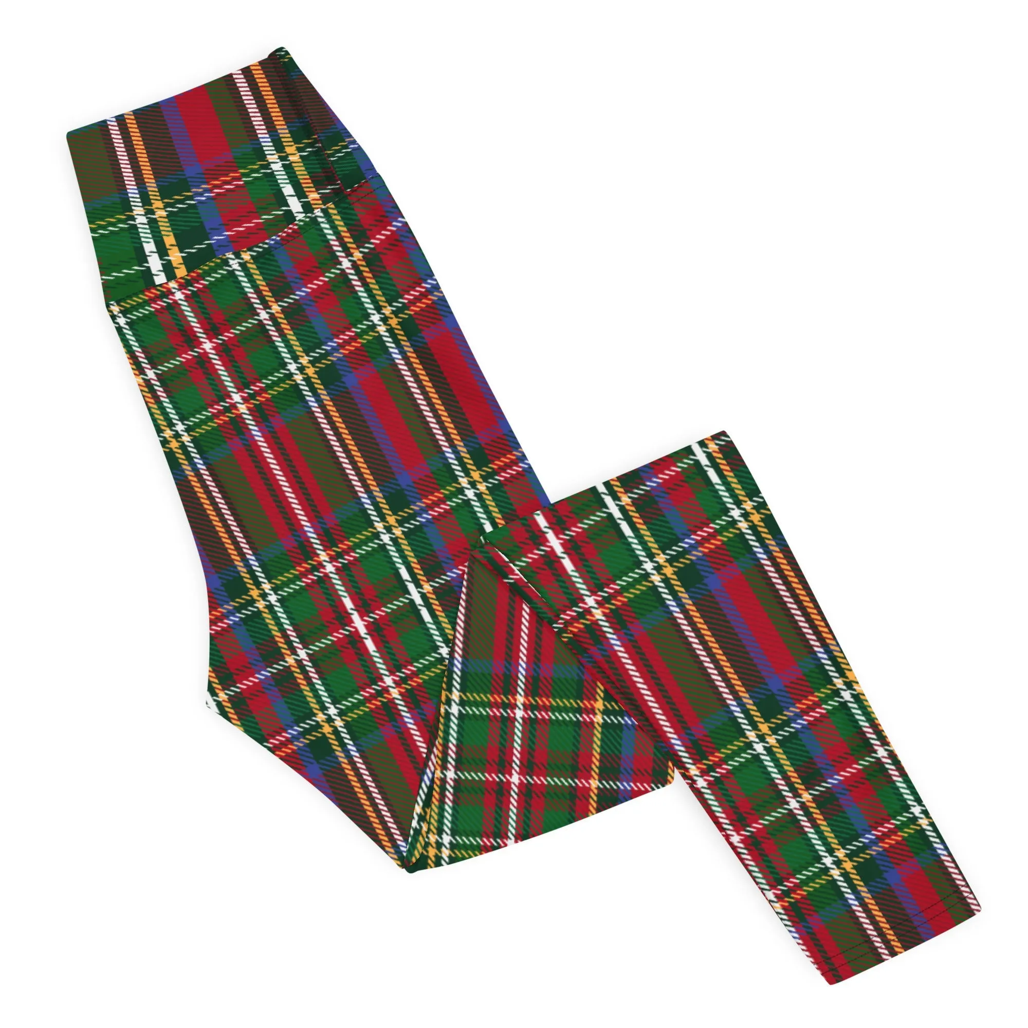 Tartan Christmas Yoga Leggings