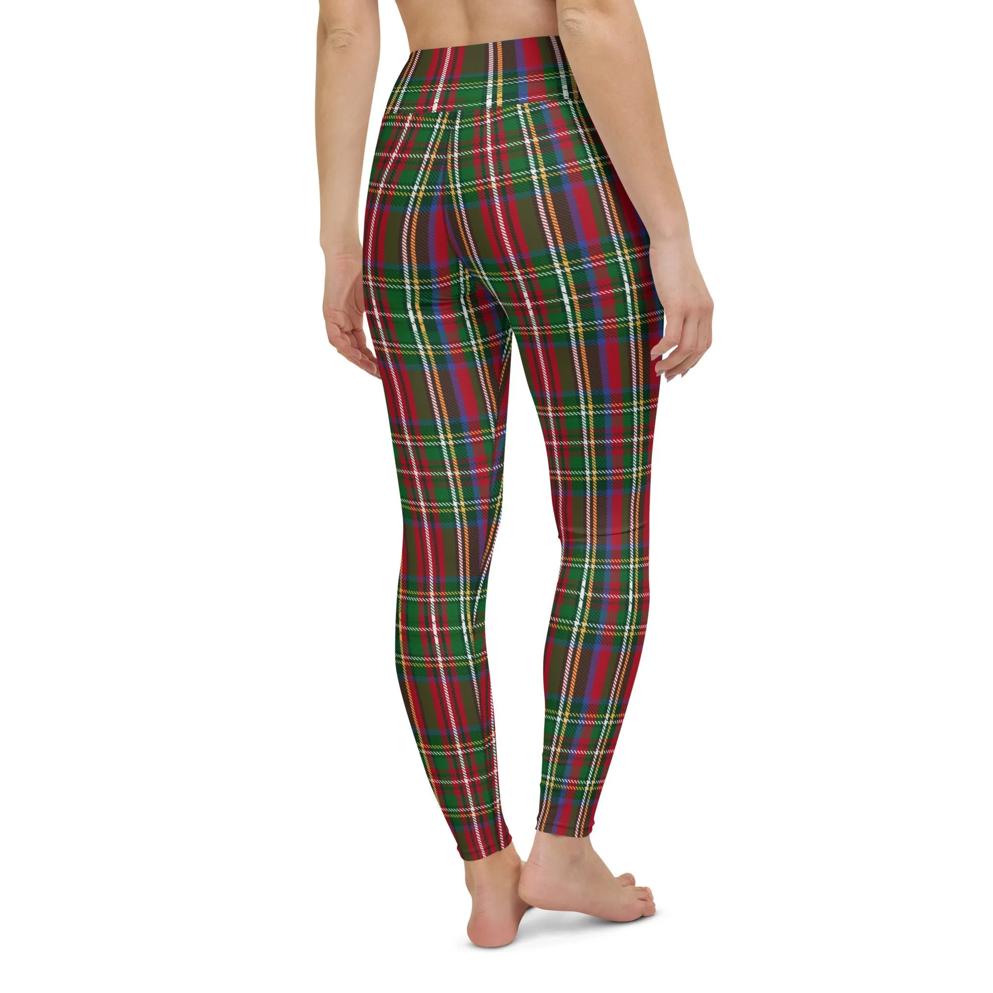 Tartan Christmas Yoga Leggings