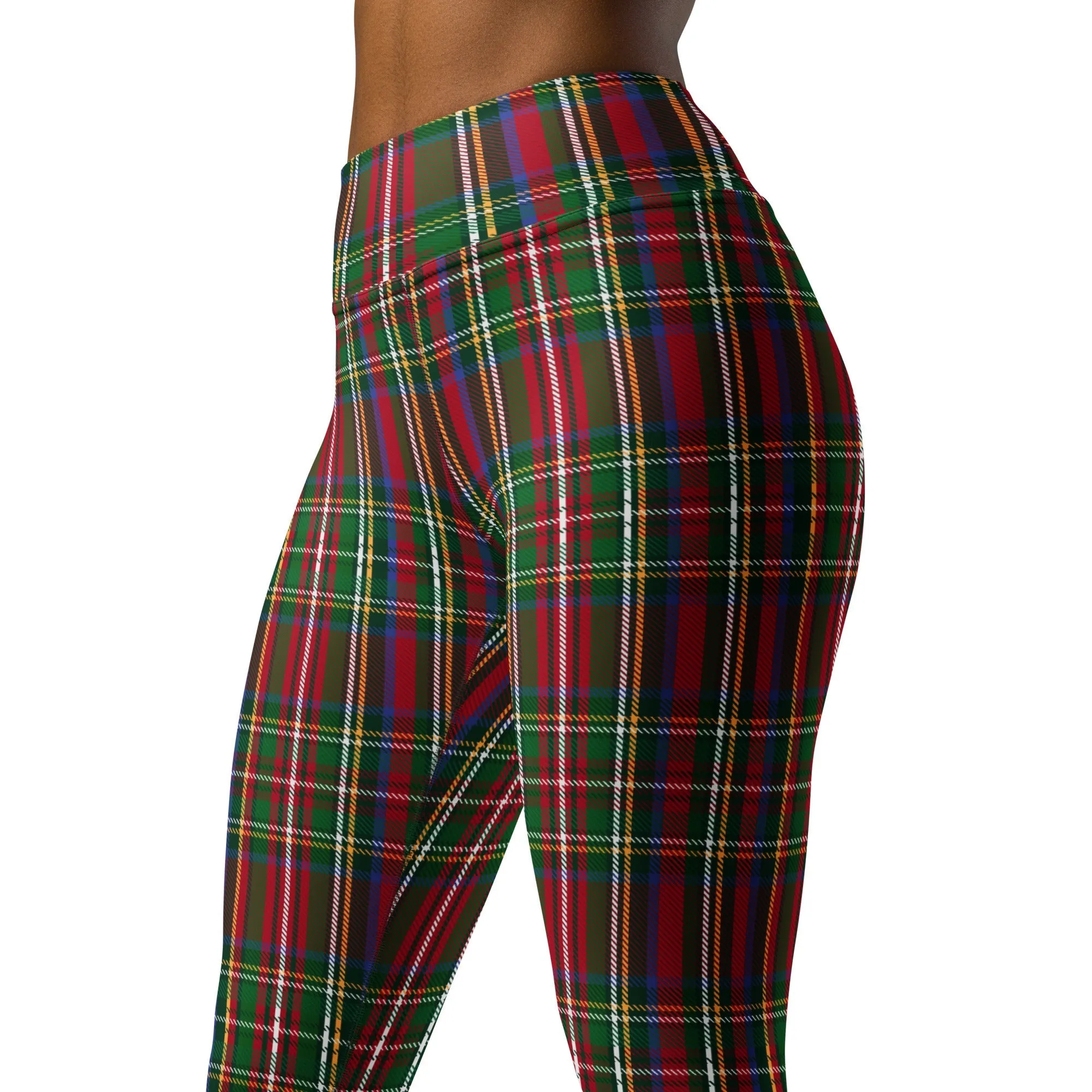 Tartan Christmas Yoga Leggings