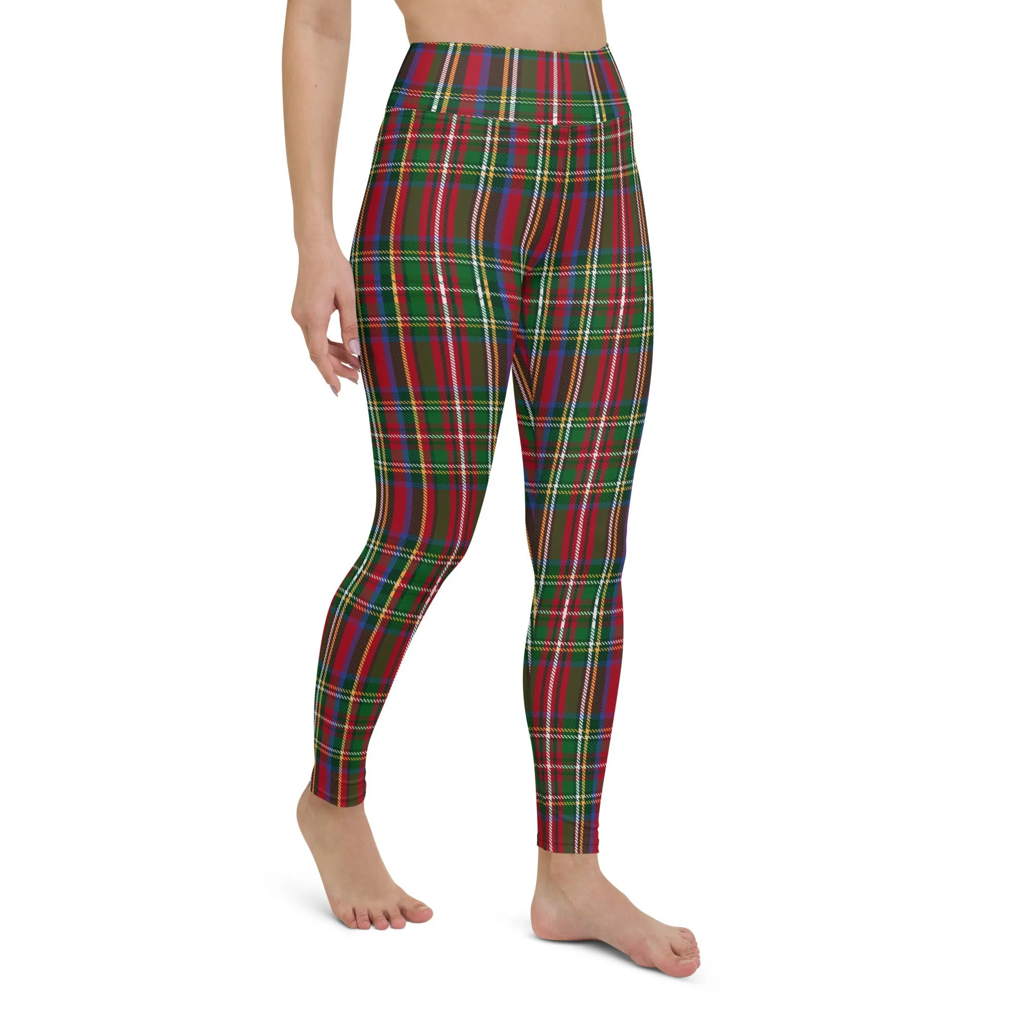 Tartan Christmas Yoga Leggings