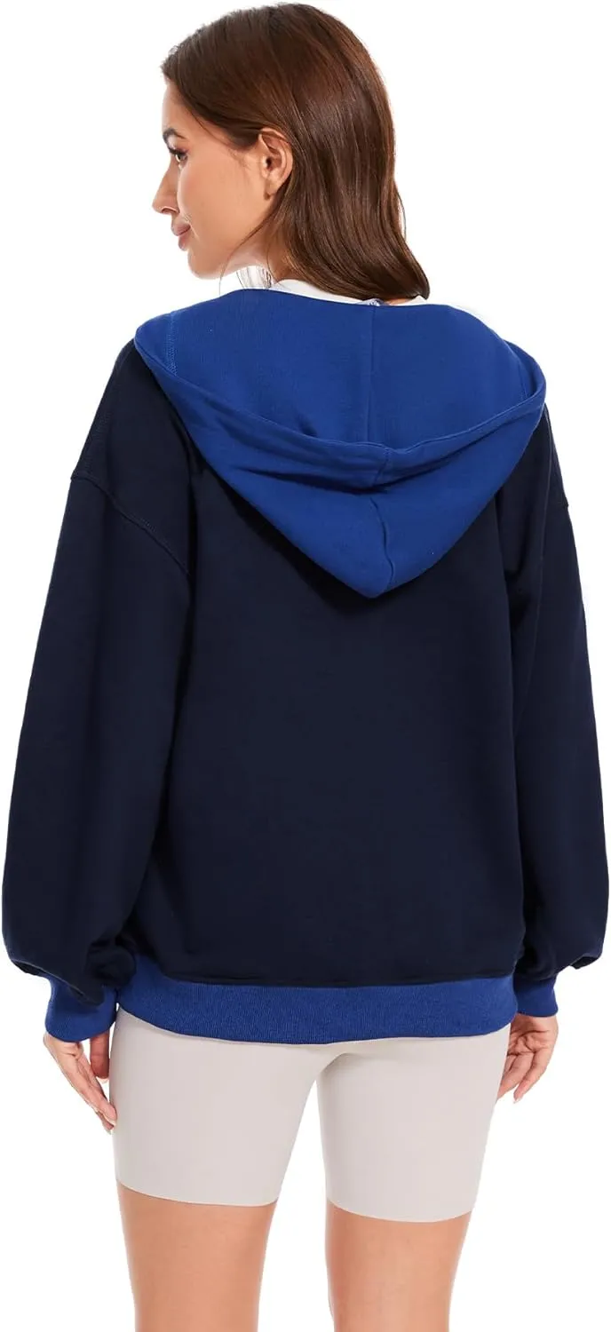 Taurus Womens Full Zip Up Hoodies Oversized Sweatshirt Casual Jacket Fashion Fall Outfits Long Sleeve Hooded with Pockets