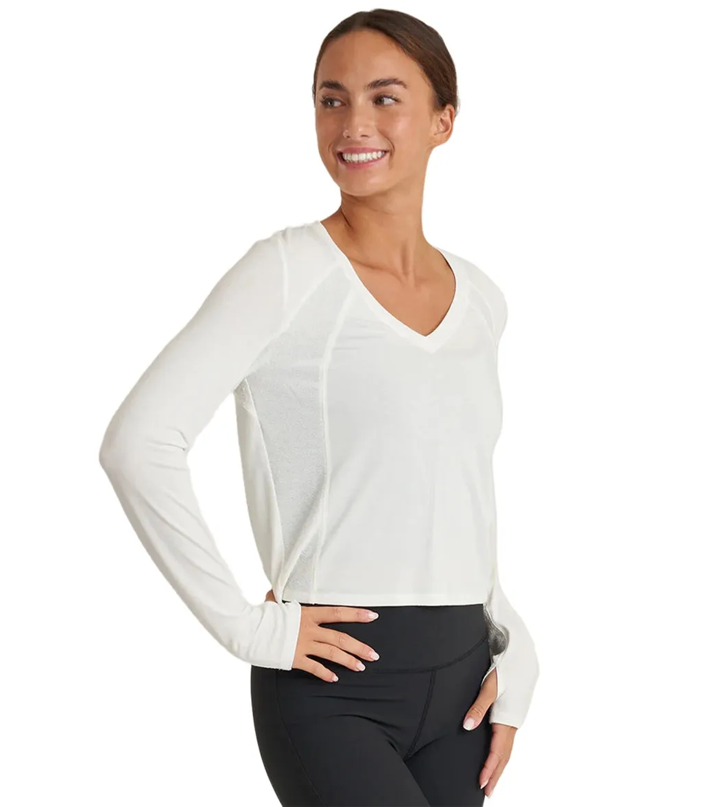 Thrive Societe Textured Inset Tee