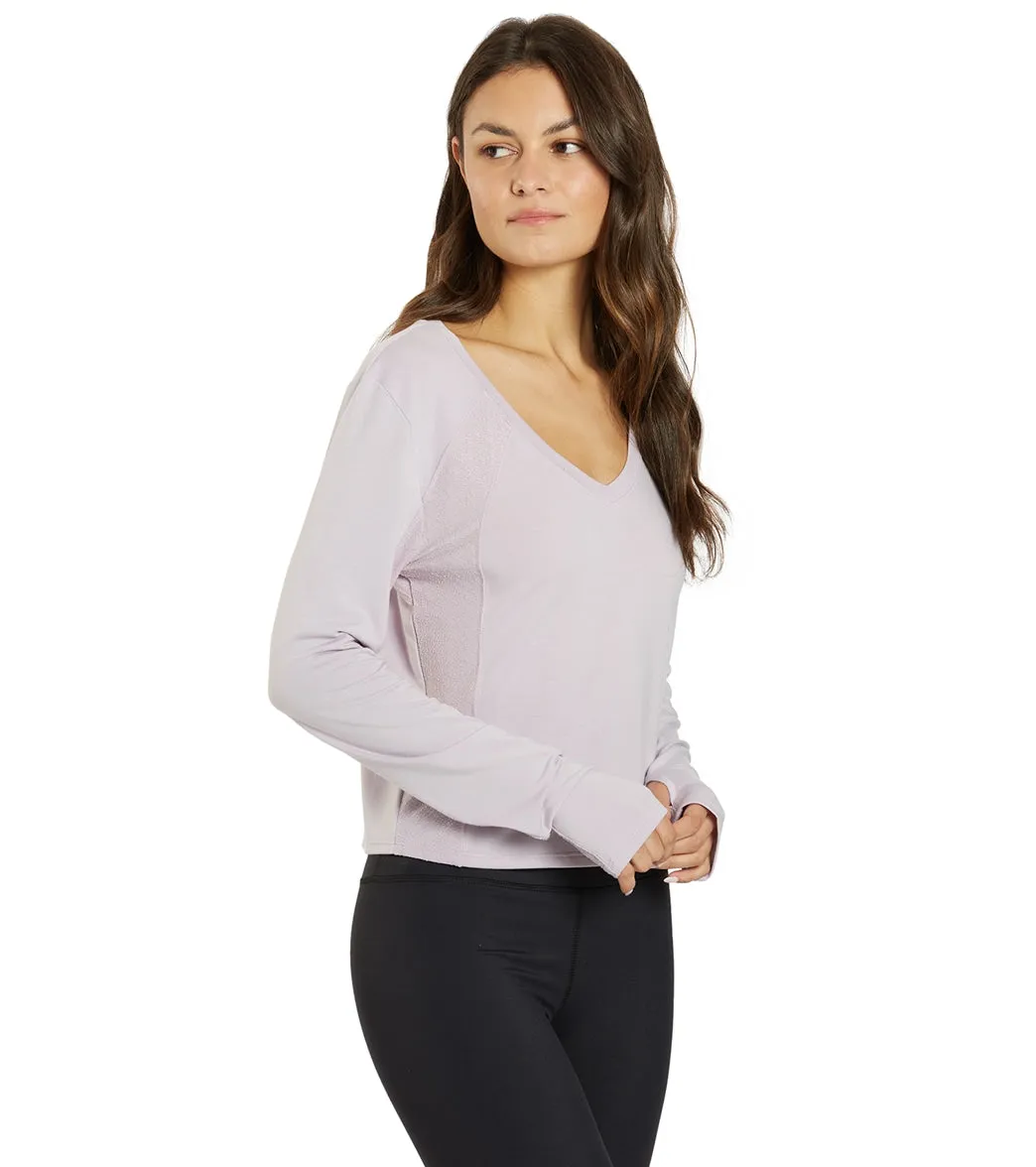 Thrive Societe Textured Inset Tee