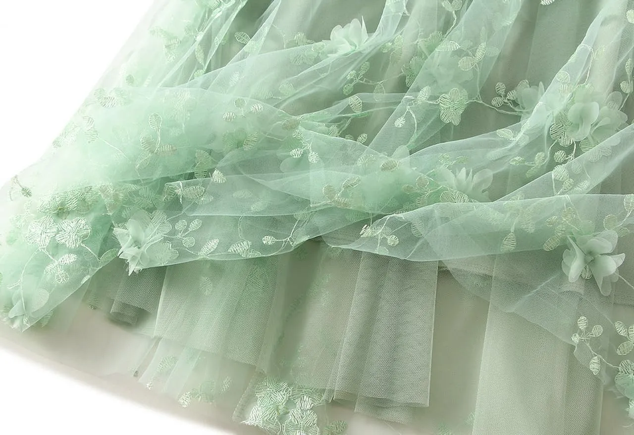 Tulle Skirts for Women High Elastic Waist Long Stylish Comfy Midi Skirt A Line Tutu Skirts for Daily, Prom, Party