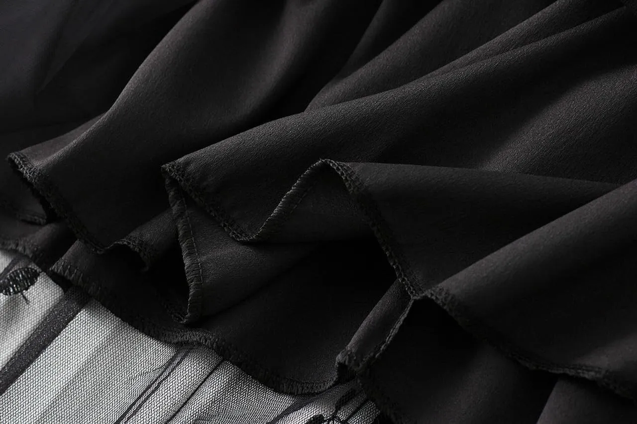 Tulle Skirts for Women High Elastic Waist Long Stylish Comfy Midi Skirt A Line Tutu Skirts for Daily, Prom, Party