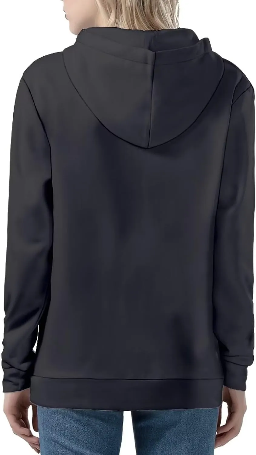 Uourmeti Hoodies Zip Up Jacket for Women Teen Girls Fall Sweatshirt XS-5XL