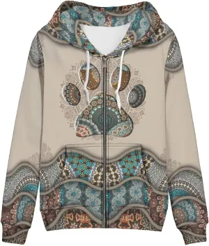 Uourmeti Hoodies Zip Up Jacket for Women Teen Girls Fall Sweatshirt XS-5XL