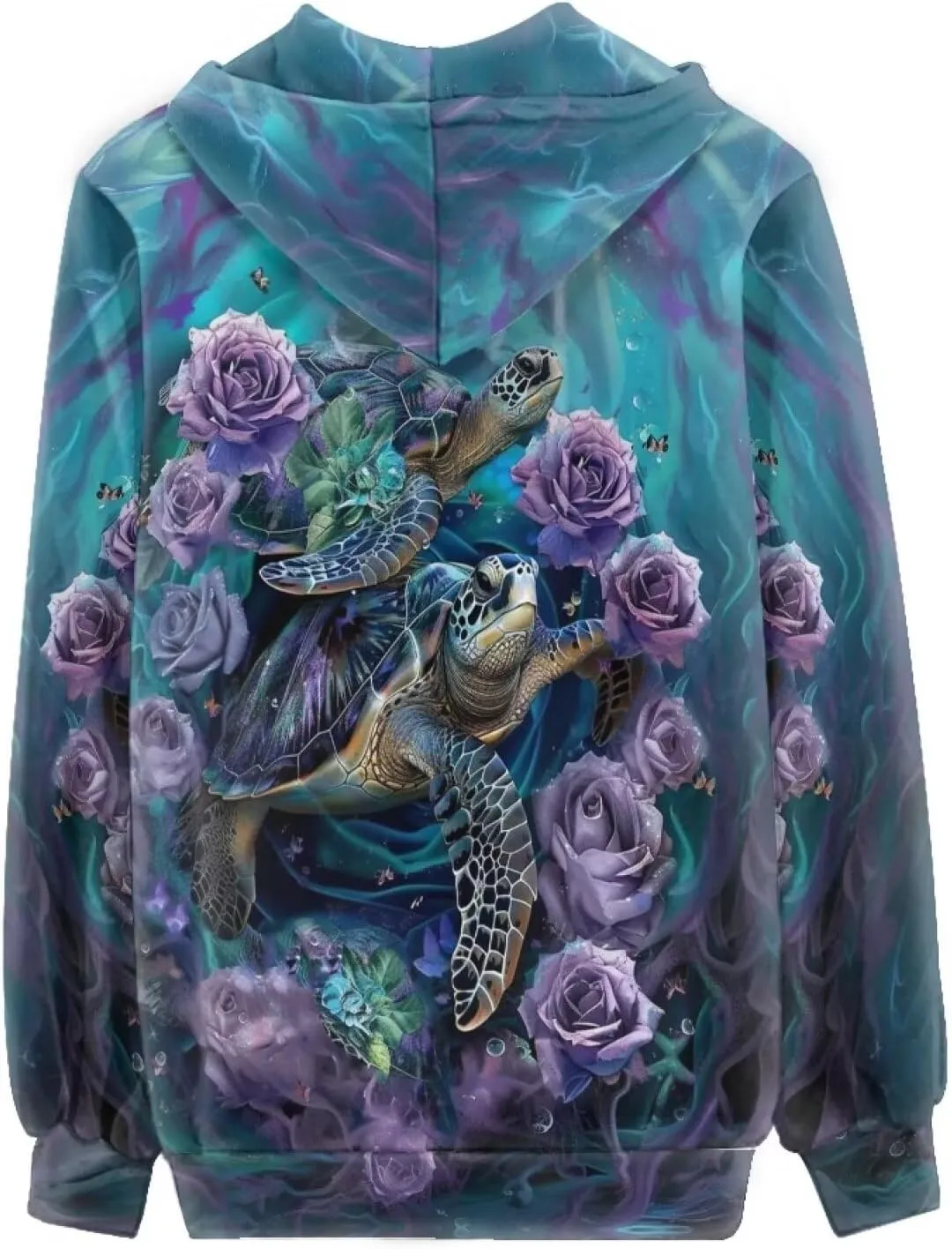 Uourmeti Hoodies Zip Up Jacket for Women Teen Girls Fall Sweatshirt XS-5XL
