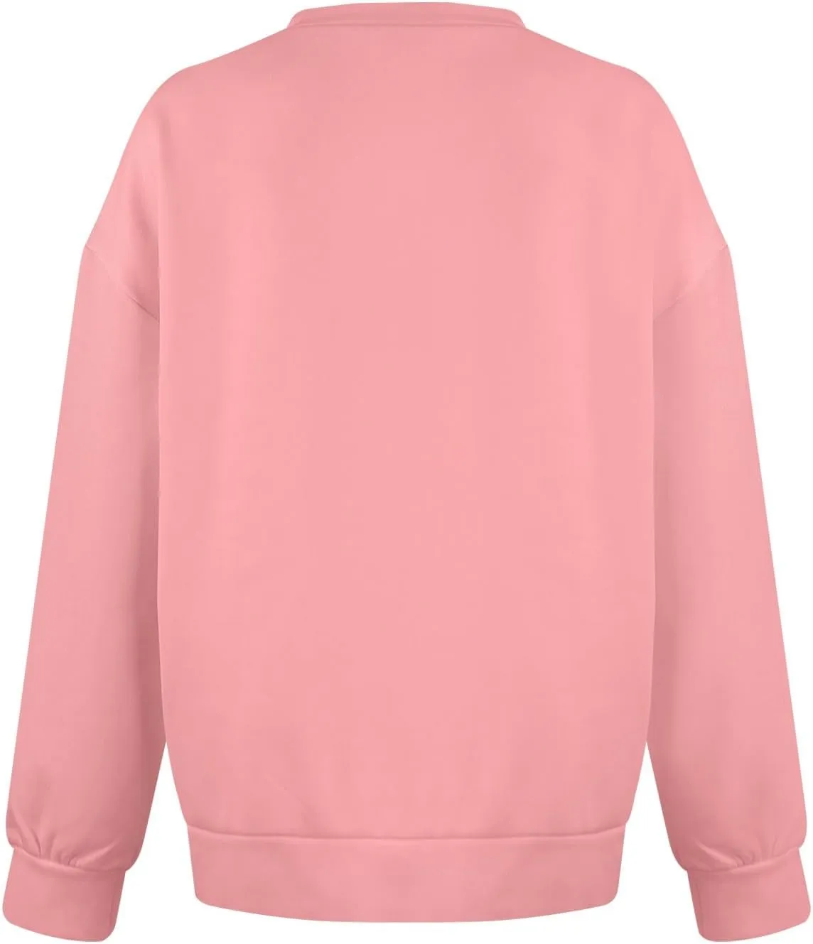 V Neck Sweatshirt Women Fleece Pocket Cute Sweatshirts No Hood Oversized Comfy Hoodie Y2k Soft Winter Clothes