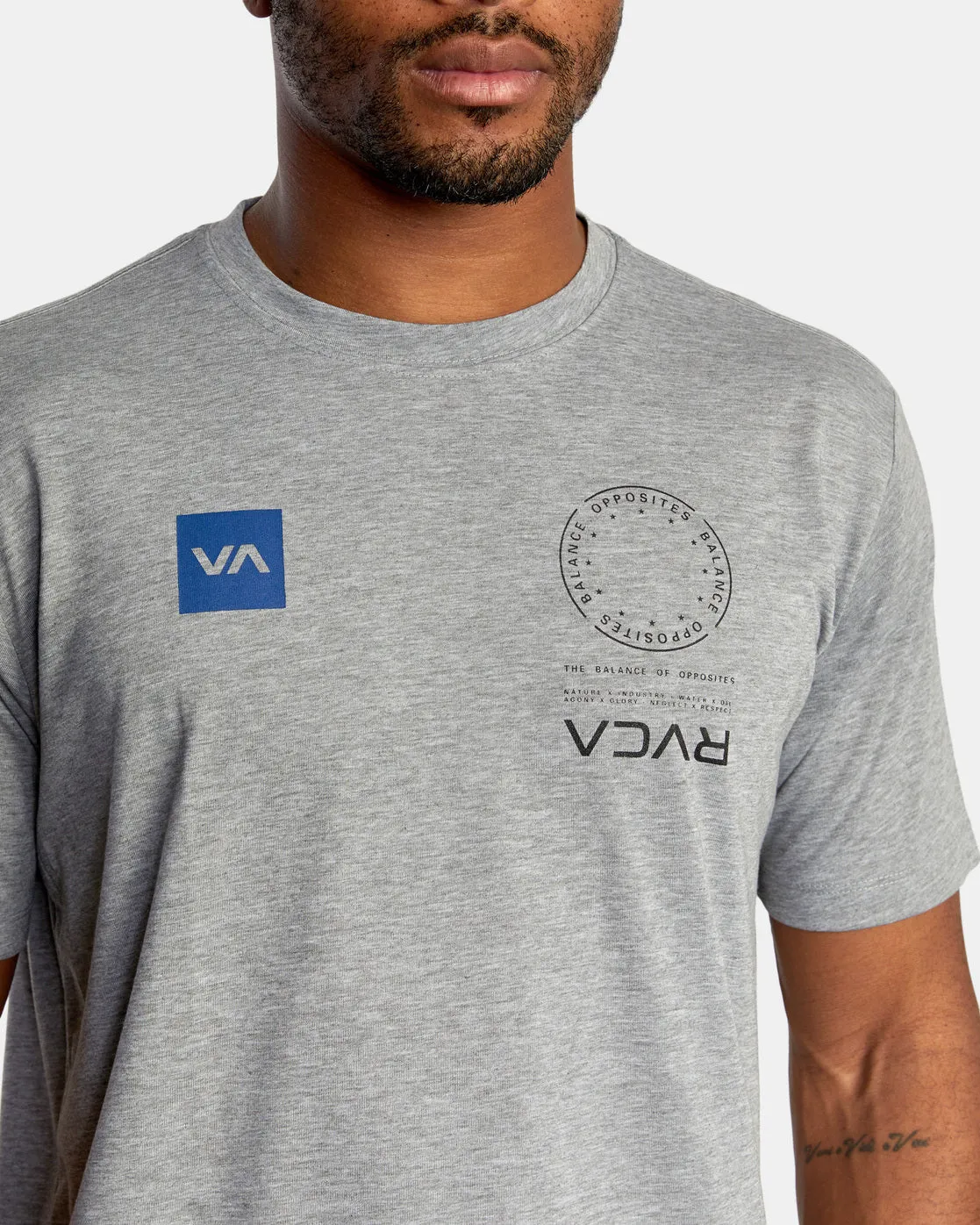 VA Mark Drirelease® Tee - Heather Grey