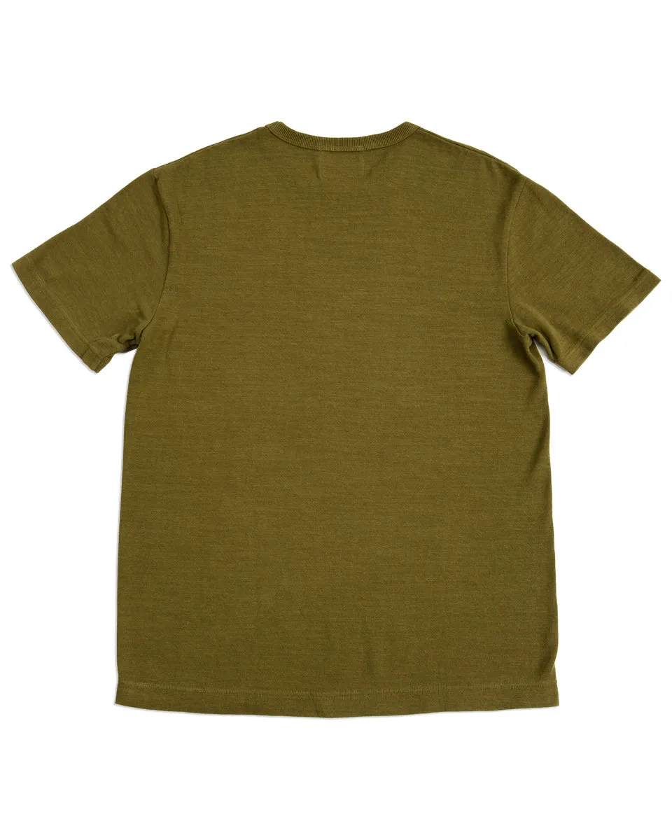 Wakayama Special Loopwheel Tee - Martini Olive
