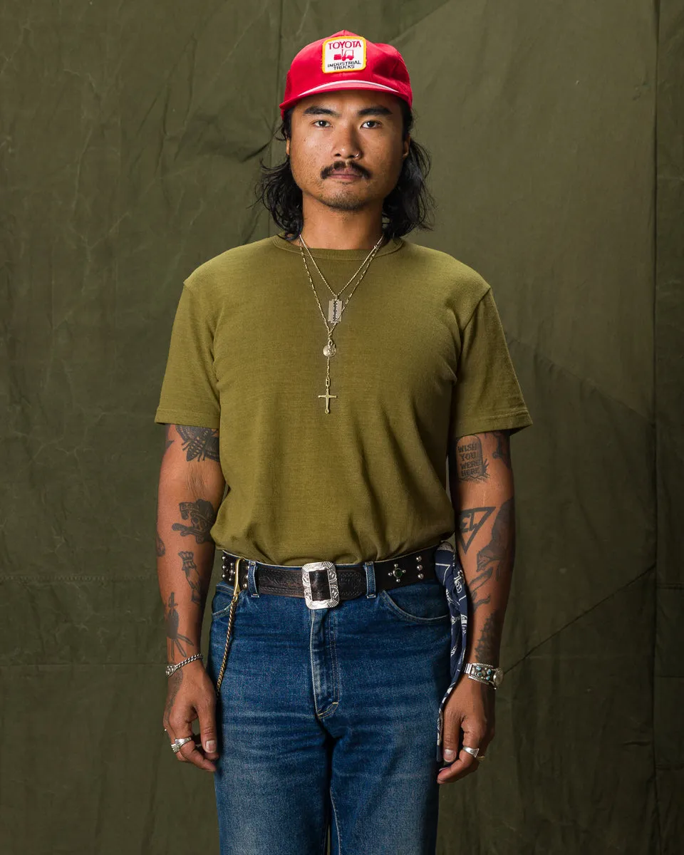 Wakayama Special Loopwheel Tee - Martini Olive