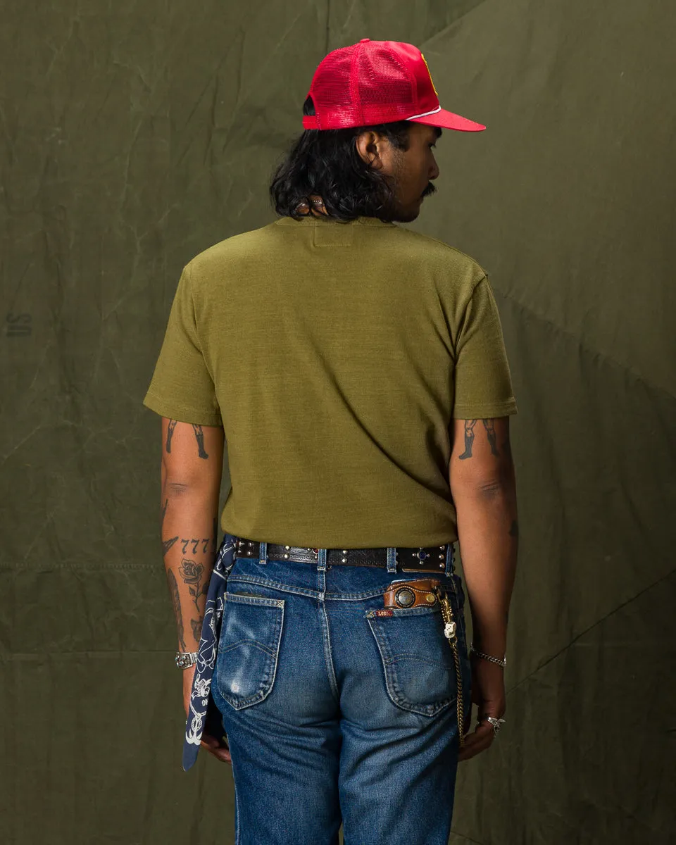 Wakayama Special Loopwheel Tee - Martini Olive
