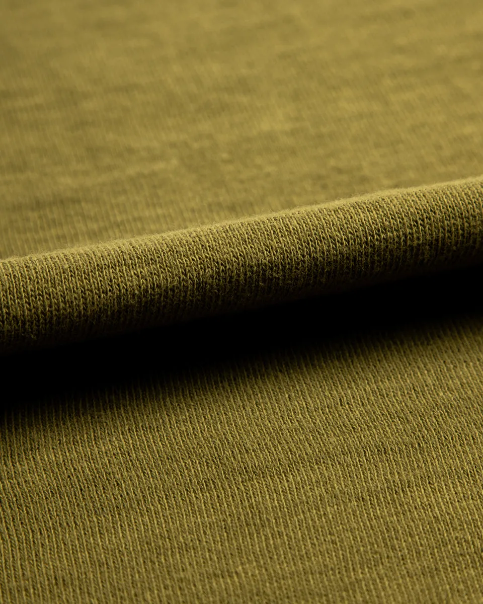 Wakayama Special Loopwheel Tee - Martini Olive